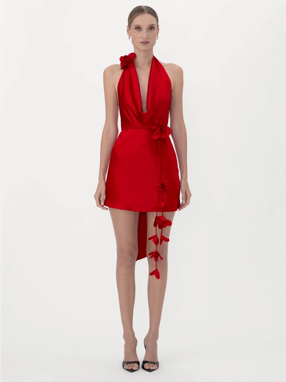 Sau Lee Isola Mini Dress in Red Chilli Pepper